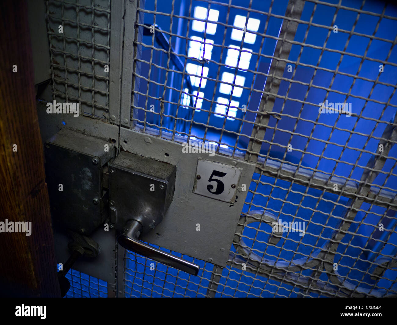 Reinforced protective door in secure facility area Stock Photo Alamy