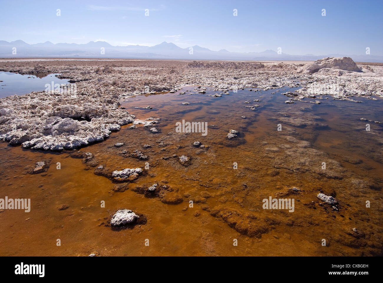 Elk198-2151 Chile, San Pedro Atacama, Salar Atacama, salt flats Stock Photo