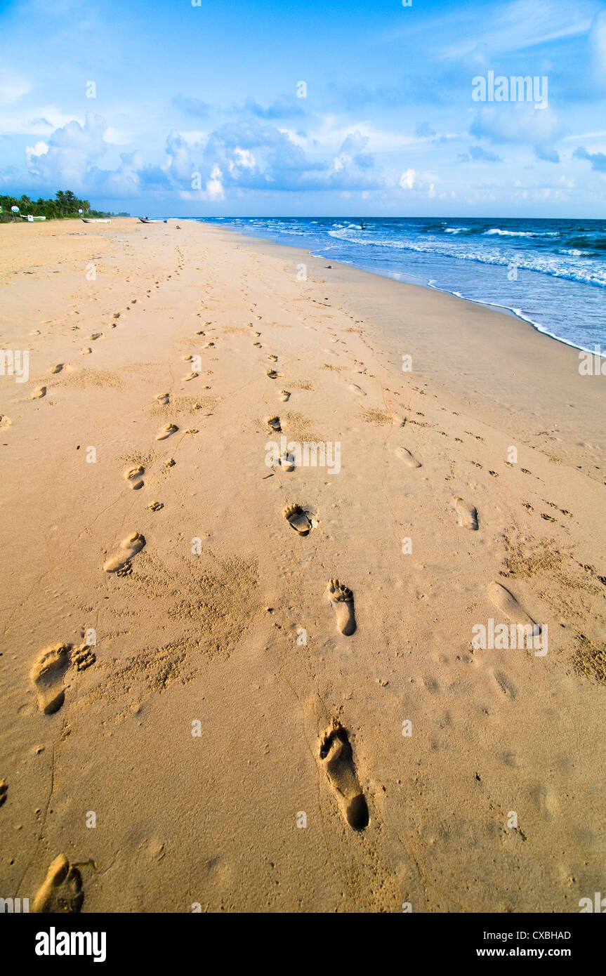 Walking in your footsteps Stock Photo - Alamy