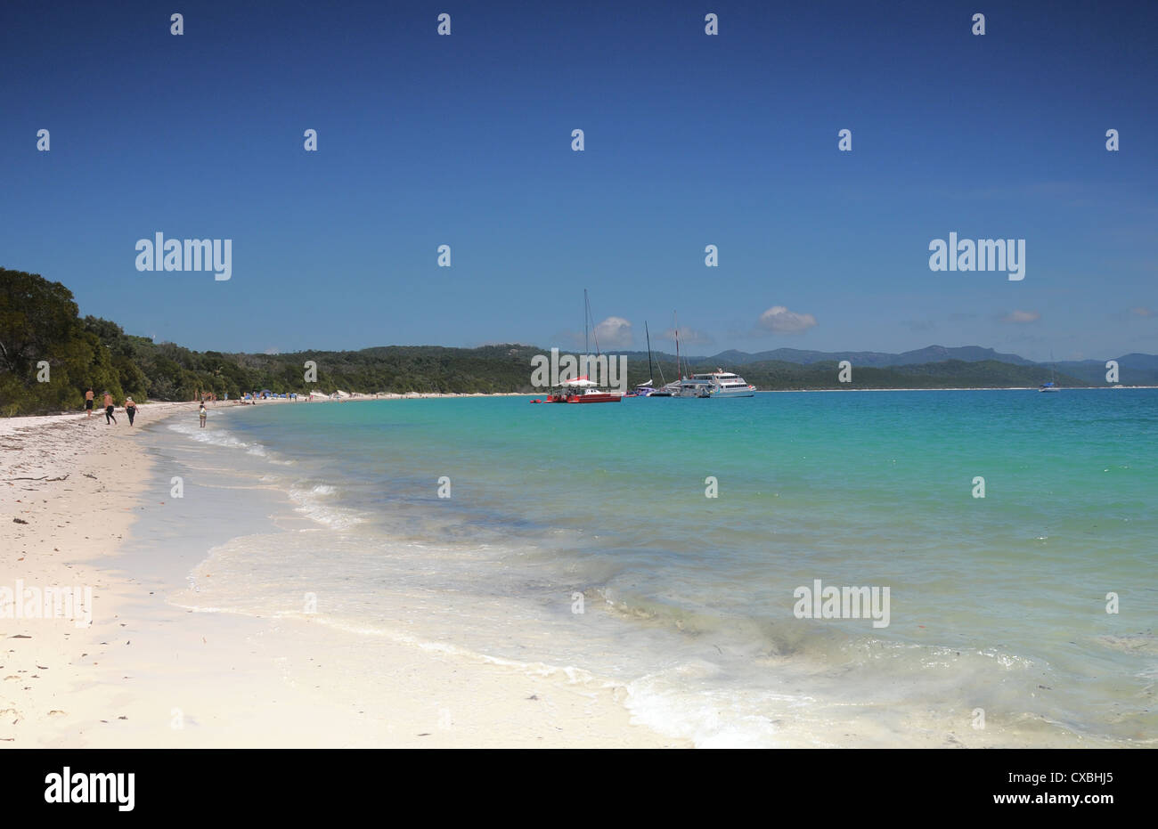 Whitsunday Island National park Whitehaven beach Queensland Australia ...