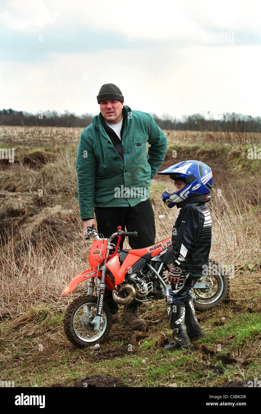 father and son motocross