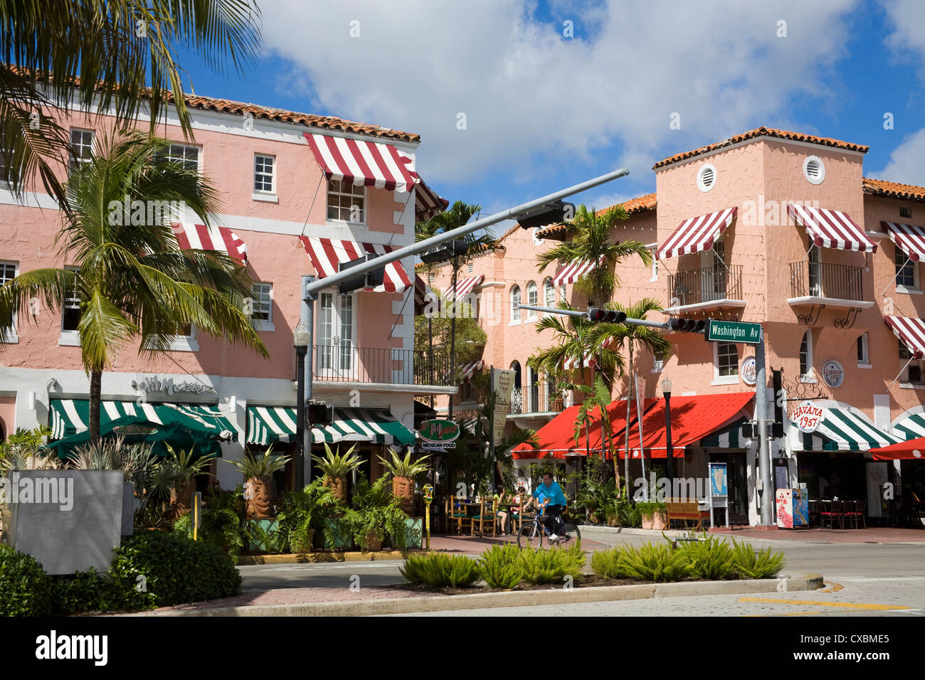 Spanish Village, Miami Beach, Florida, United States of America, North America Stock Photo