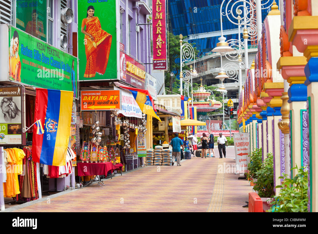 Jalan Tun Sambantham, Little India, Kuala Lumpur, Malaysia, Southeast Asia, Asia Stock Photo