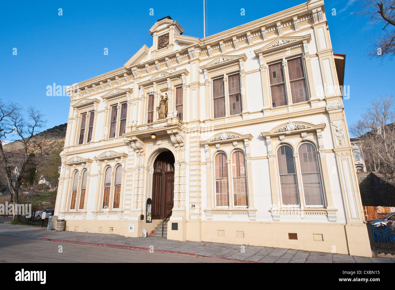 Historic Storey County Courthouse dating from 1860, Virginia City