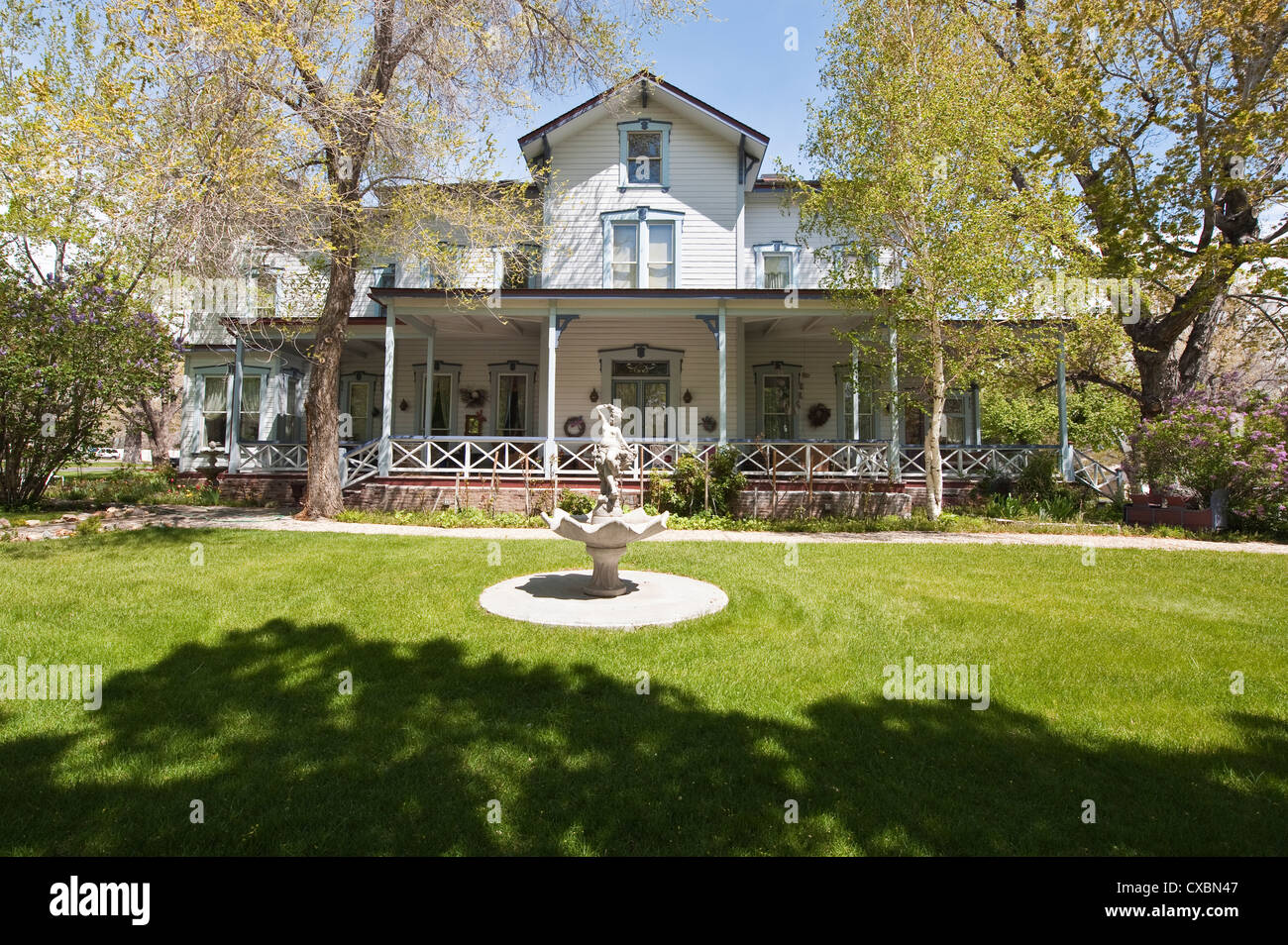 Historic Bliss Mansion century home dating from 1879, Carson City