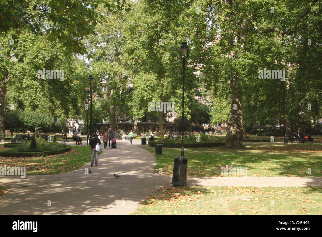 Gardens at Russell Square Bloomsbury London Stock Photo