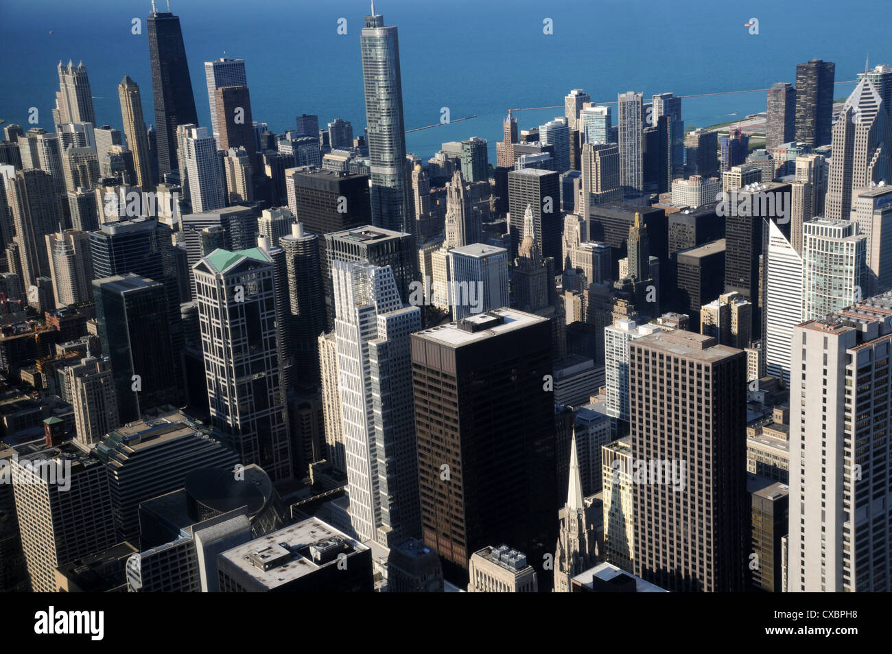 CHICAGO SKYLINE,ILLINOIS,USA Stock Photo
