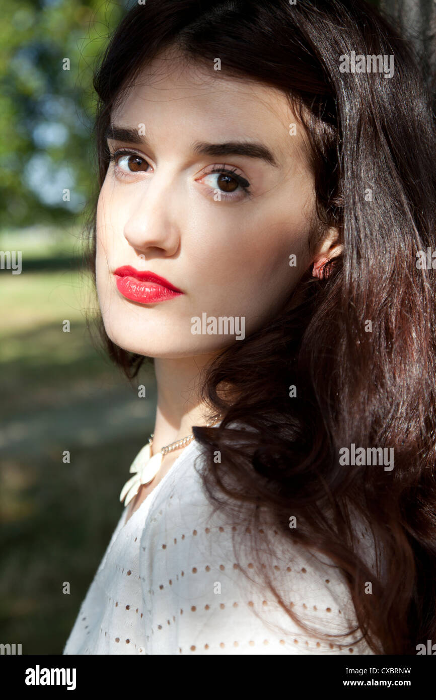 Beautiful latin woman portrait hi-res stock photography and images - Alamy