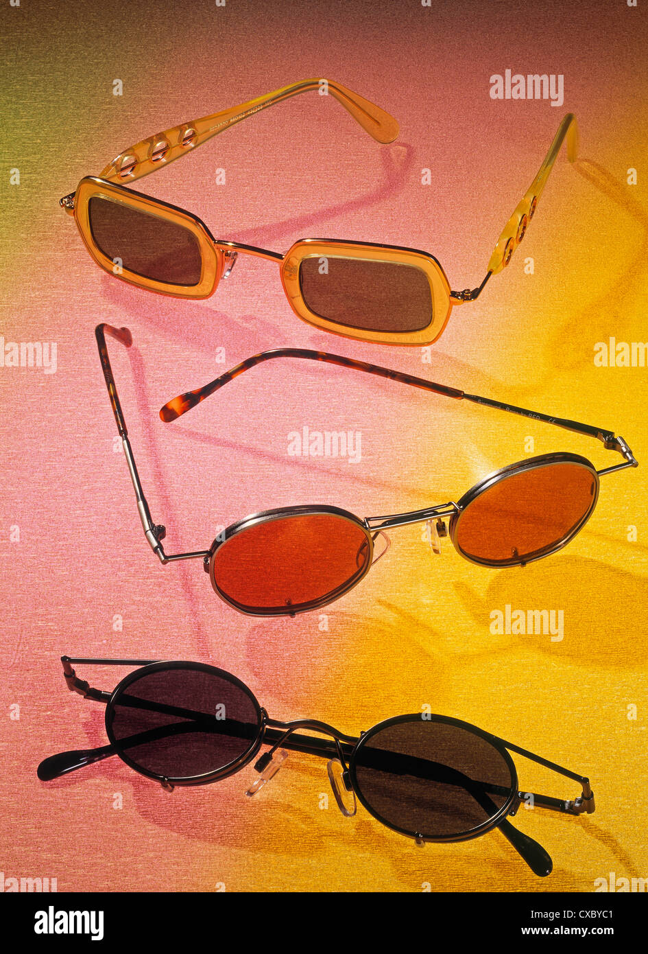 Models of sunglasses Stock Photo