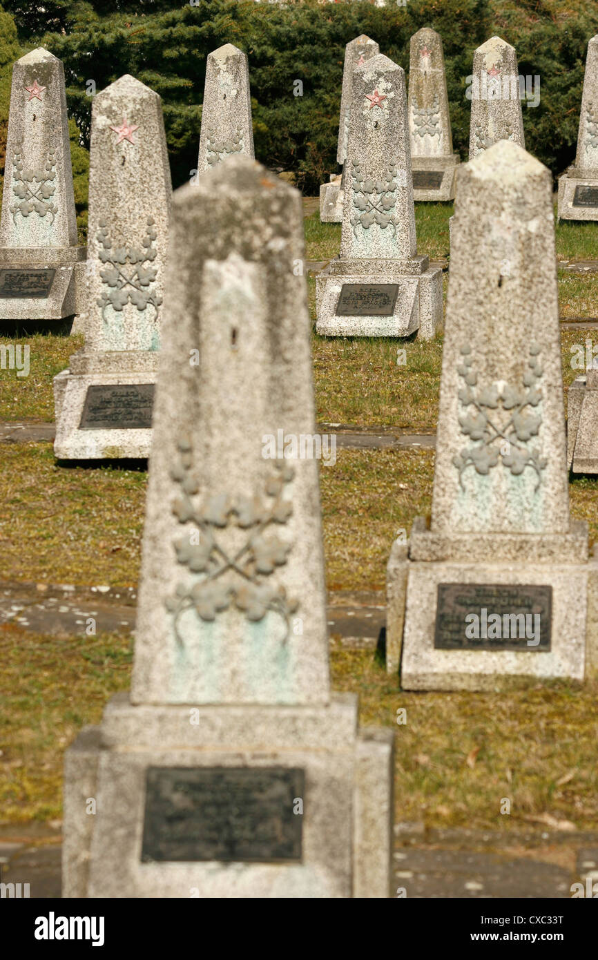 Soviet military cemetery hi-res stock photography and images - Alamy