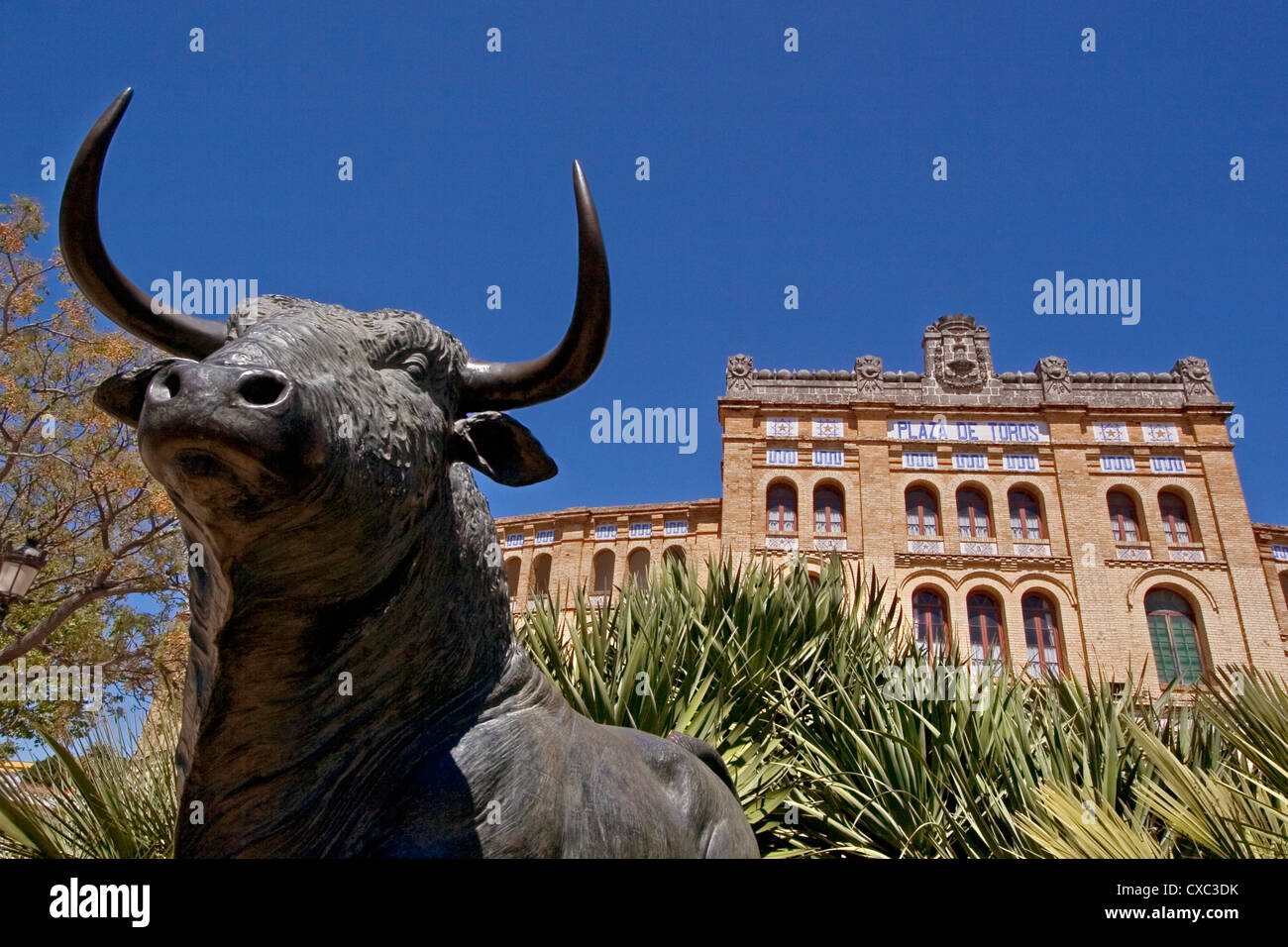 Bullring in Puerto de Santa Maria Cadiz Andalusia Spain Stock Photo