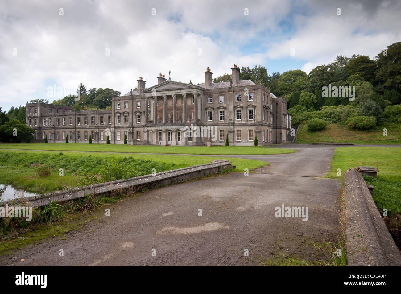 Glynllifon Mansion near Caernarfon Gwynedd North Wales Stock Photo Alamy