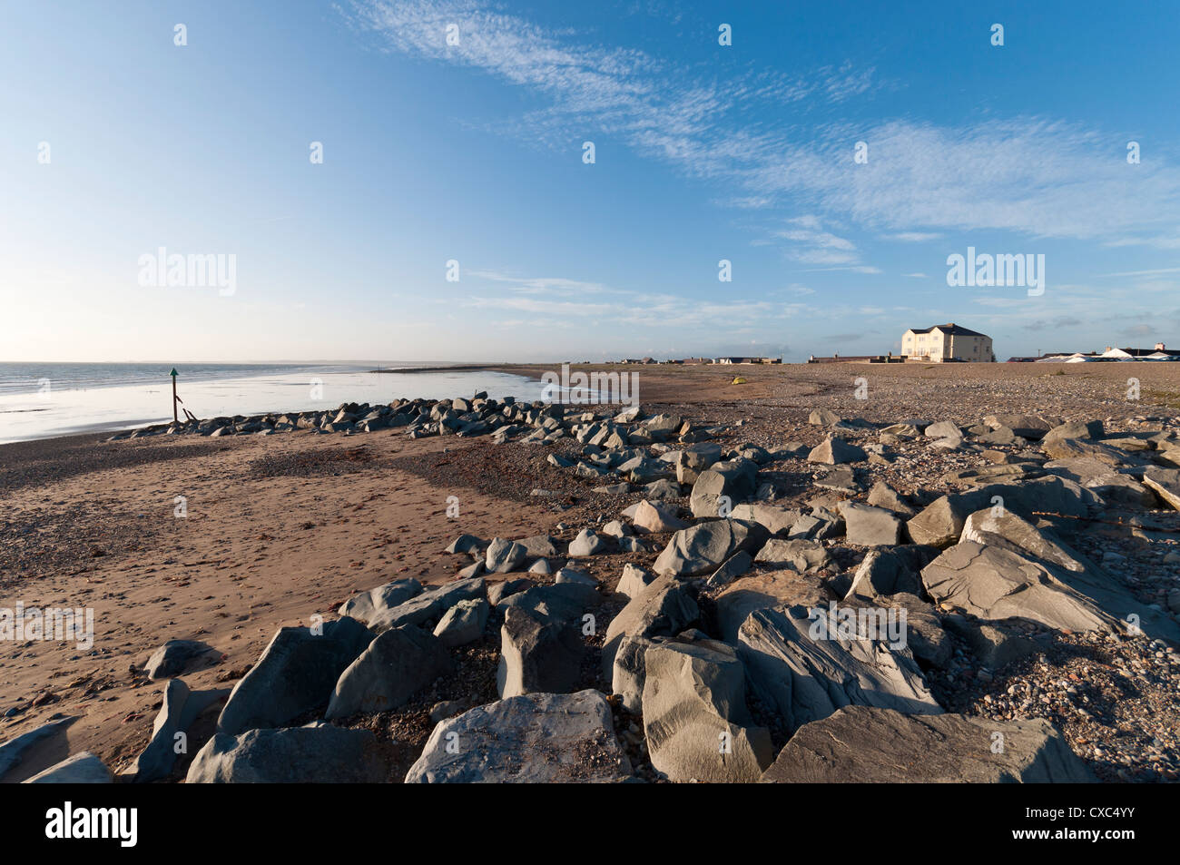 Dinas Dinlle near Caernarfon in North Wales Stock Photo Alamy