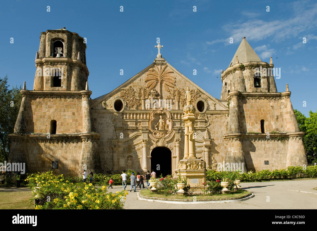 Miagao Church built in 1797, recently restored, UNESCO World Heritage ...