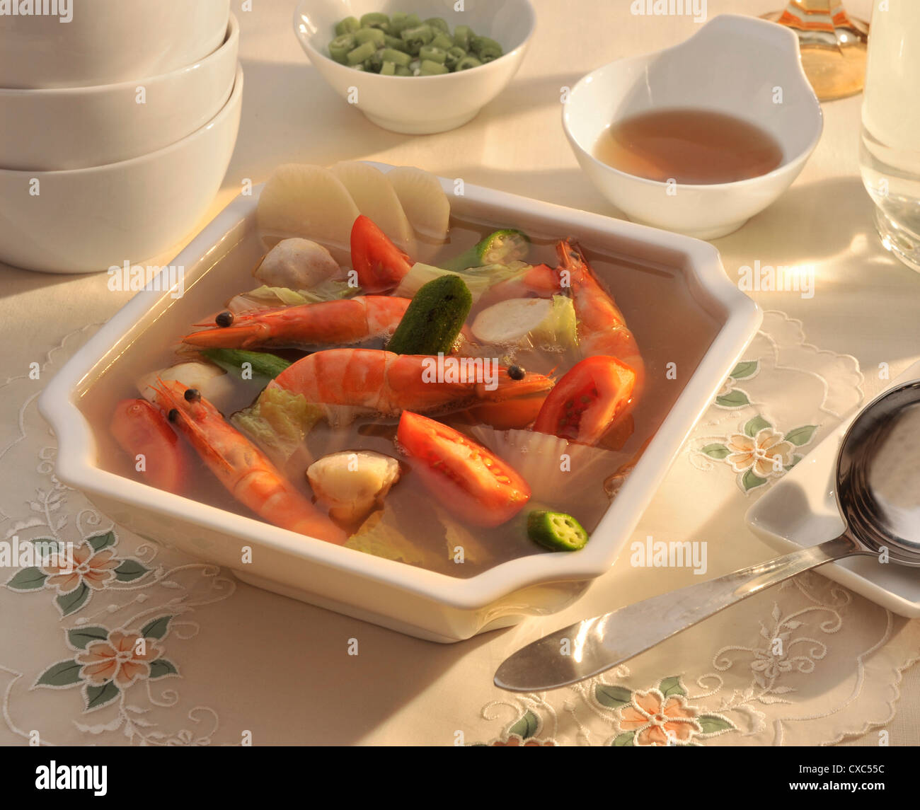 Sinigang, a popular filipino sour soup, Philippines, Southeast Asia