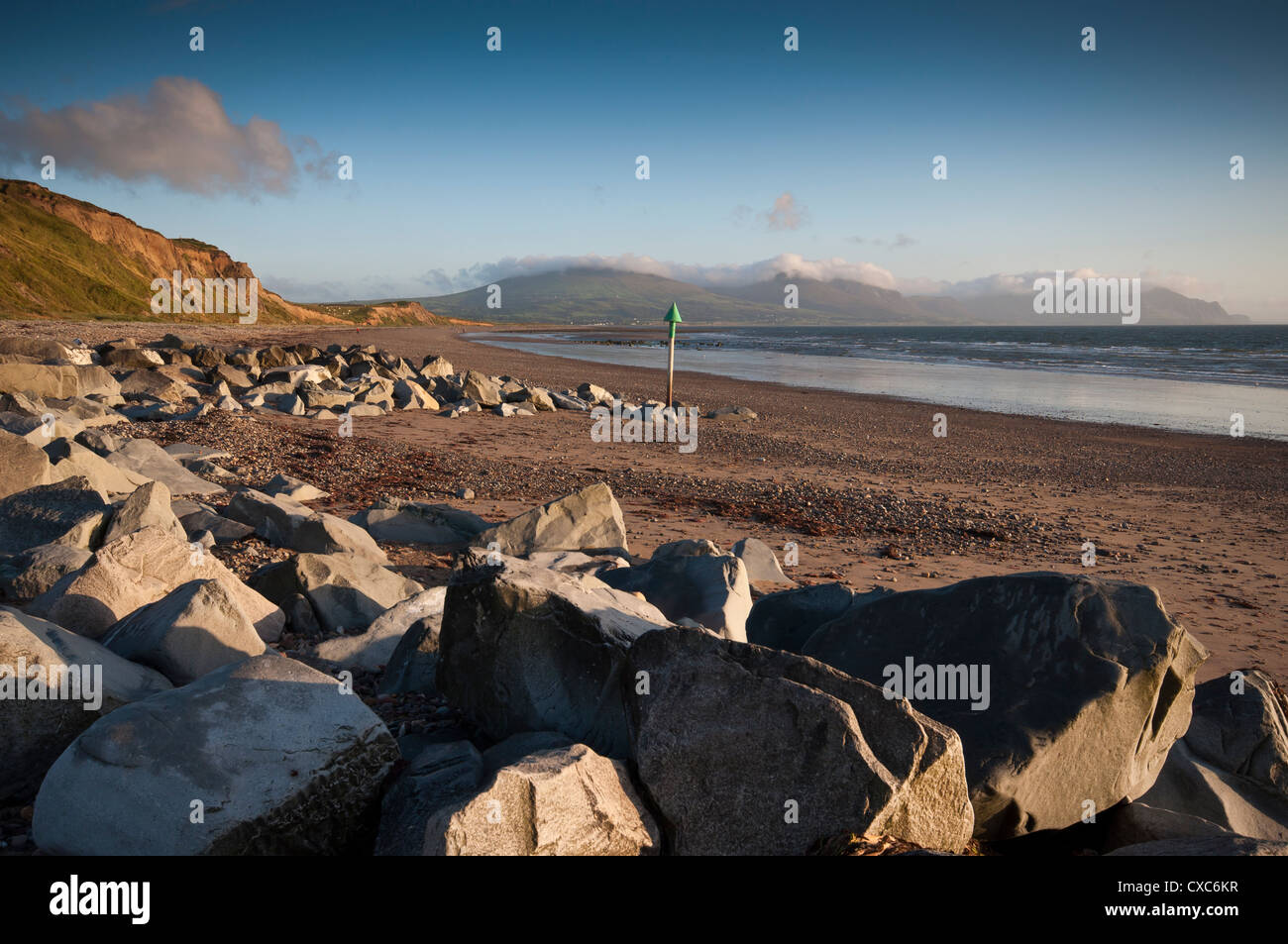 Dinas Dinlle near Caernarfon in North Wales Stock Photo Alamy