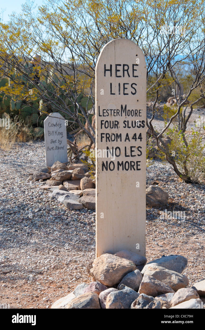 Boot Hill Cemetery, Tombstone, Arizona, United States of America, North
