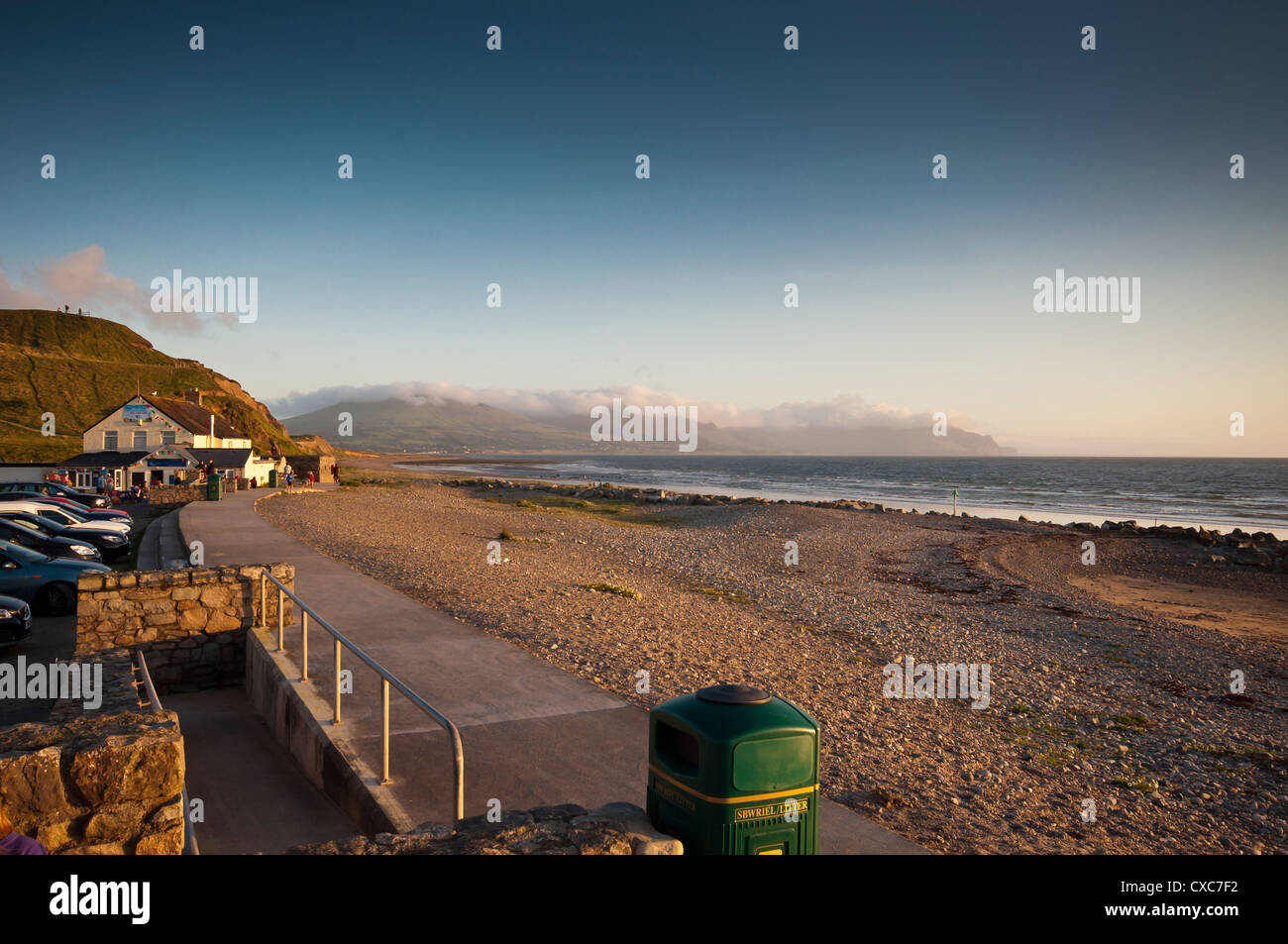 Dinas Dinlle near Caernarfon in North Wales Stock Photo Alamy