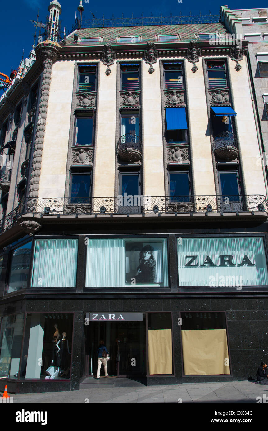 Zara clothing fashion shop Karl Johans Gate street Sentrum central Oslo  Norway Europe Stock Photo - Alamy