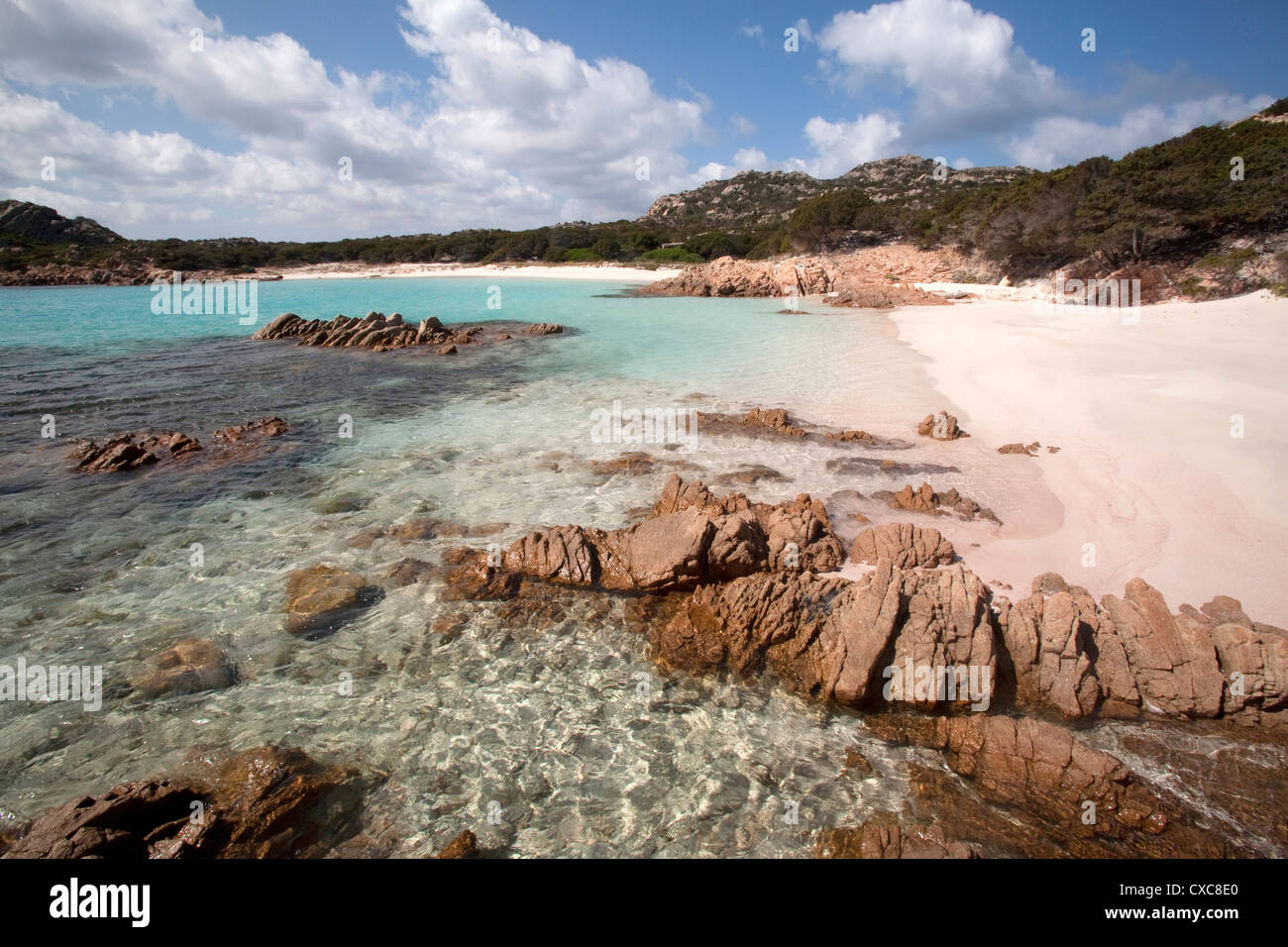 Spiaggia Rosa (Pink Beach) on the island of Budelli, Maddalena Islands, La  Maddalena National Park, Sardinia, Italy Stock Photo - Alamy