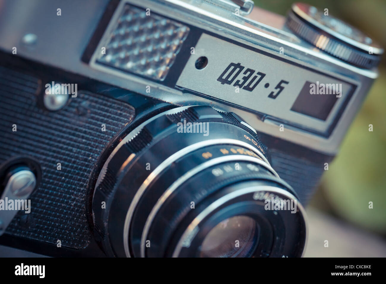 The beautiful design of an old analogic vintage camera Stock Photo Alamy