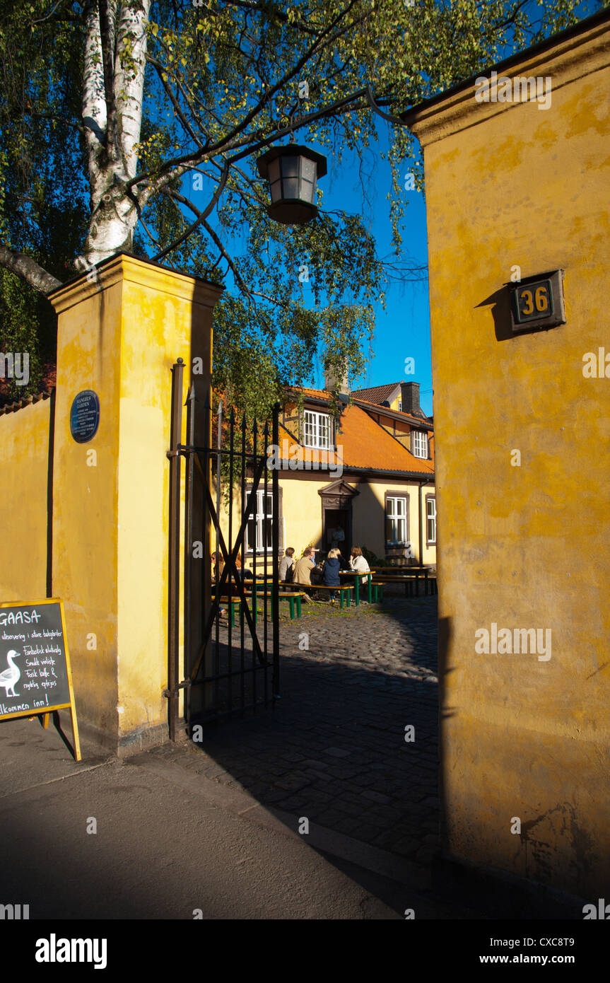 Gaasa bar and restaurant gate exterior Hammersborg district central Oslo Norway Europe Stock Photo