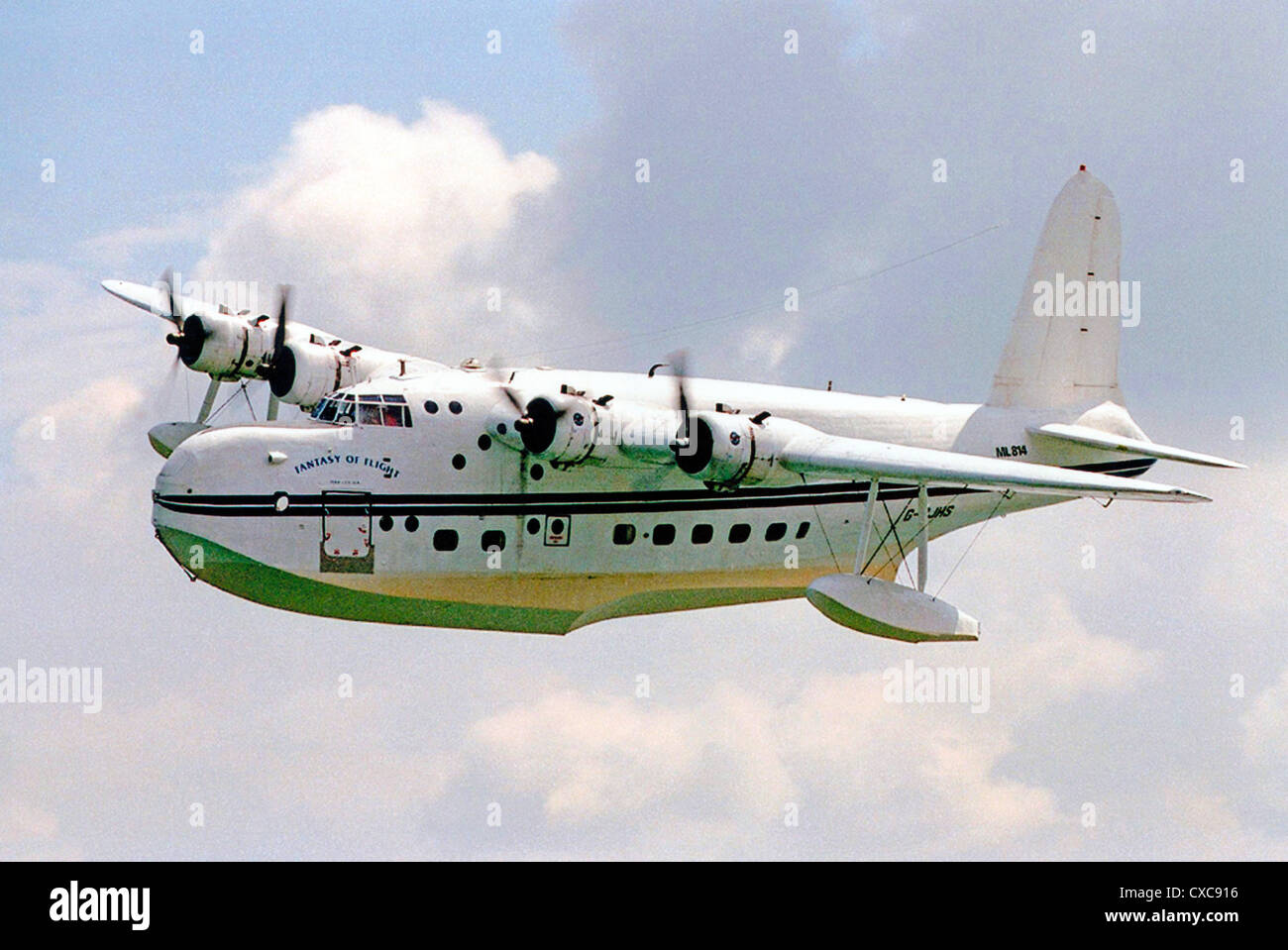 Short Sunderland Flying Boat The Last Flying Example Stock Photo Alamy