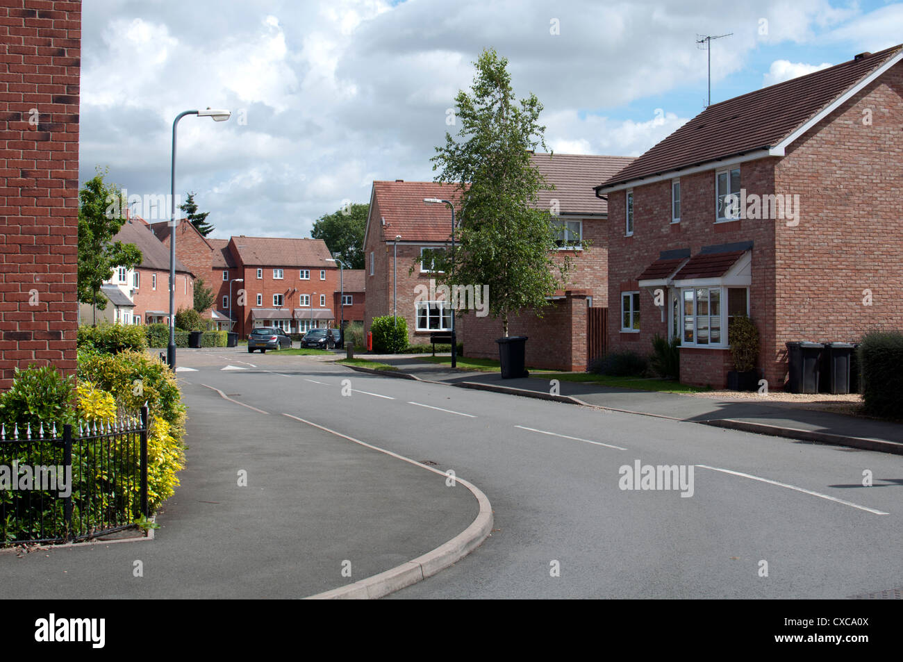 Trinity Mead housing estate, StratforduponAvon, UK Stock Photo Alamy