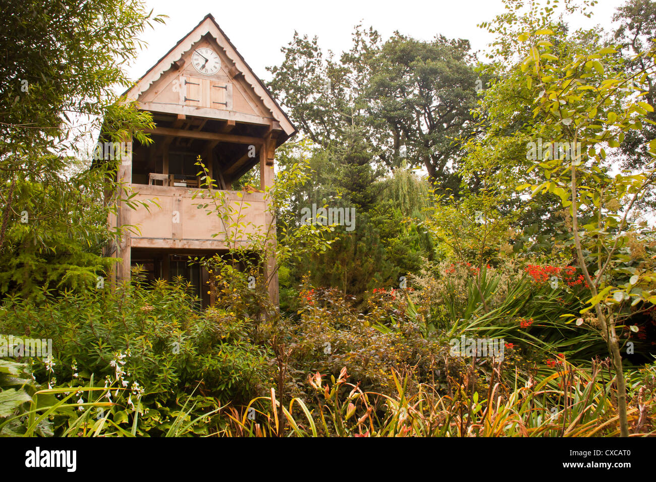 Westonbury Mill water gardens Pembridge Herefordshire England UK Stock