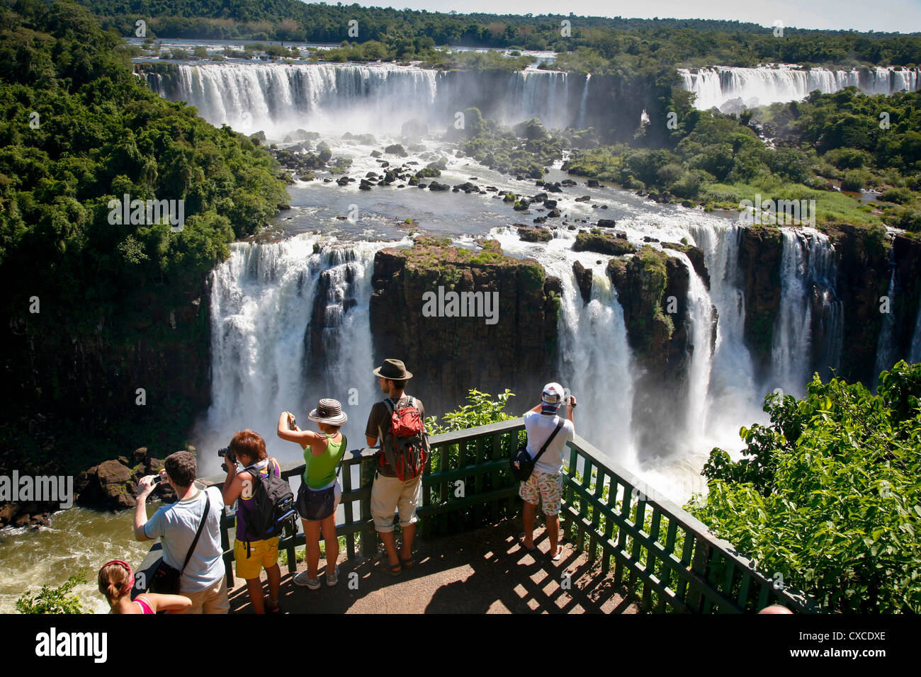 Iguazu waterfalls, Misiones province, Argentina. Stock Photo