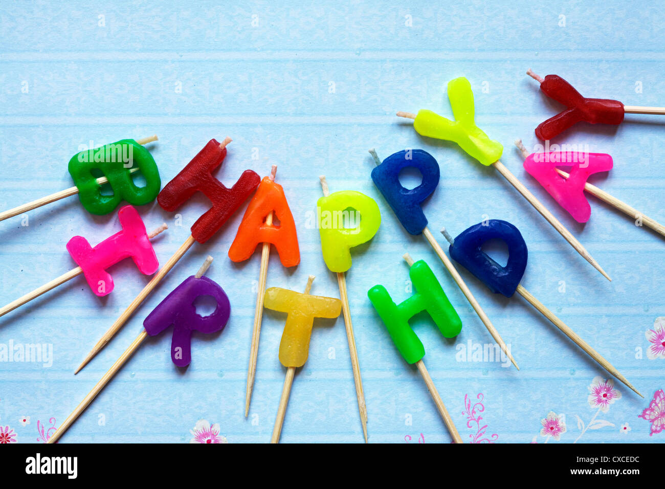 Happy Birthday, Geburtstag Stock Photo
