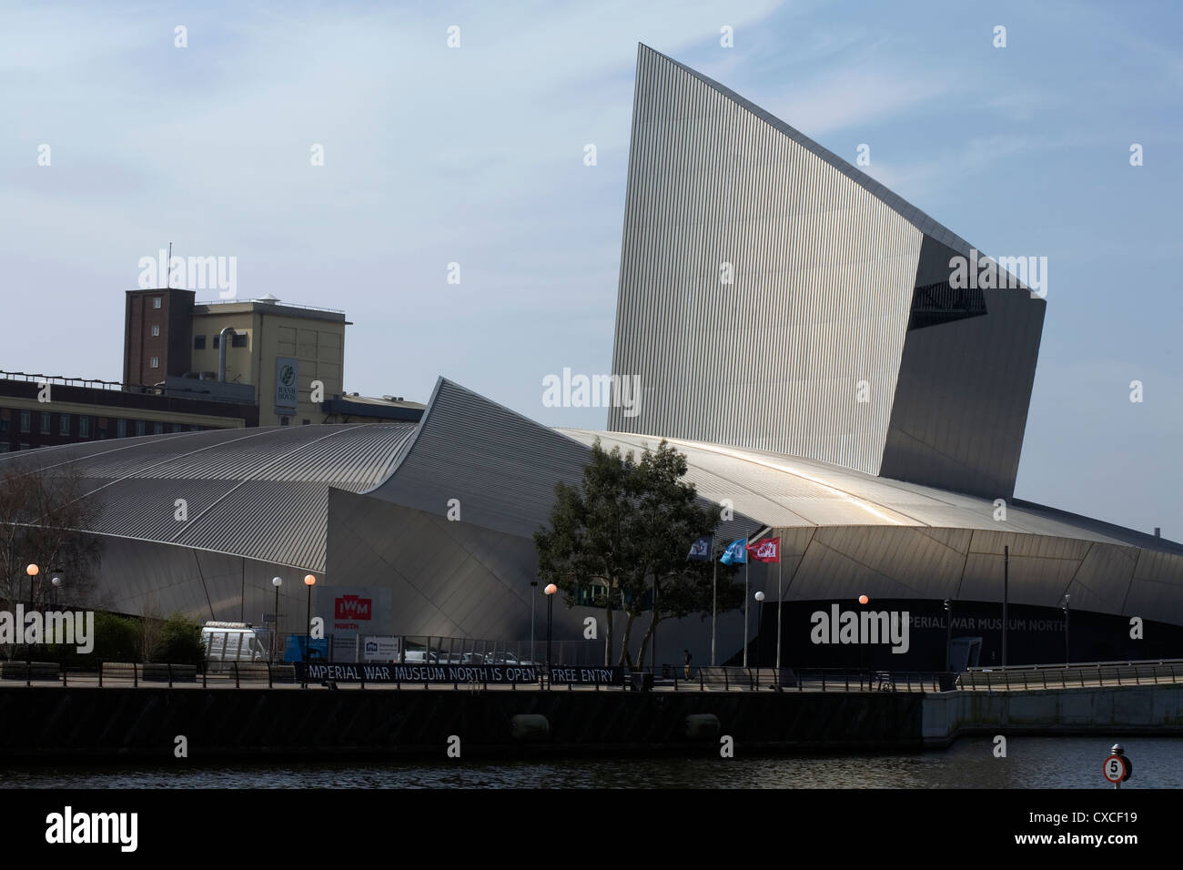 The Imperial War Museum North Salford Quays Greater Manchester England ...