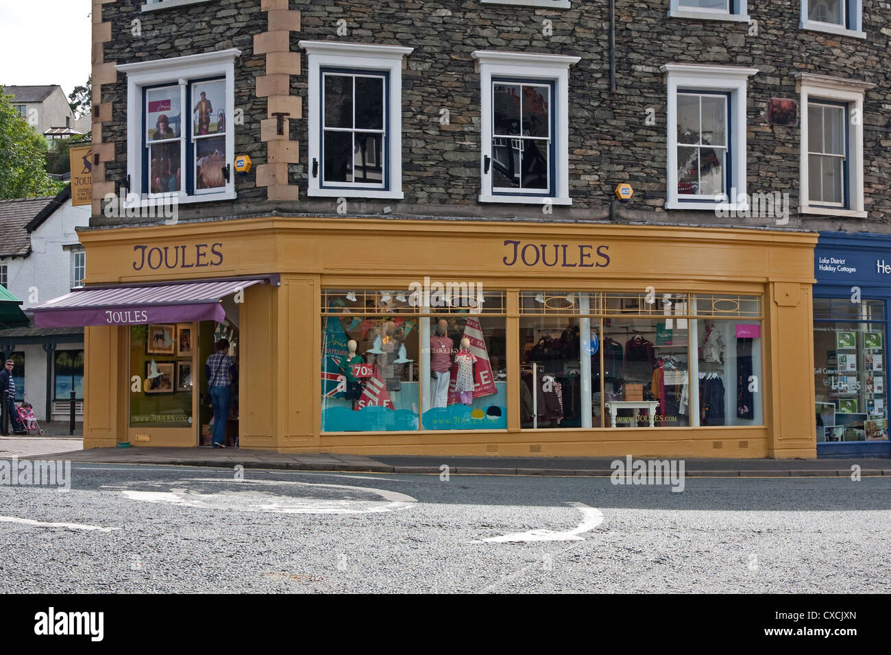 Joules clothing shop, Bowness Stock Photo
