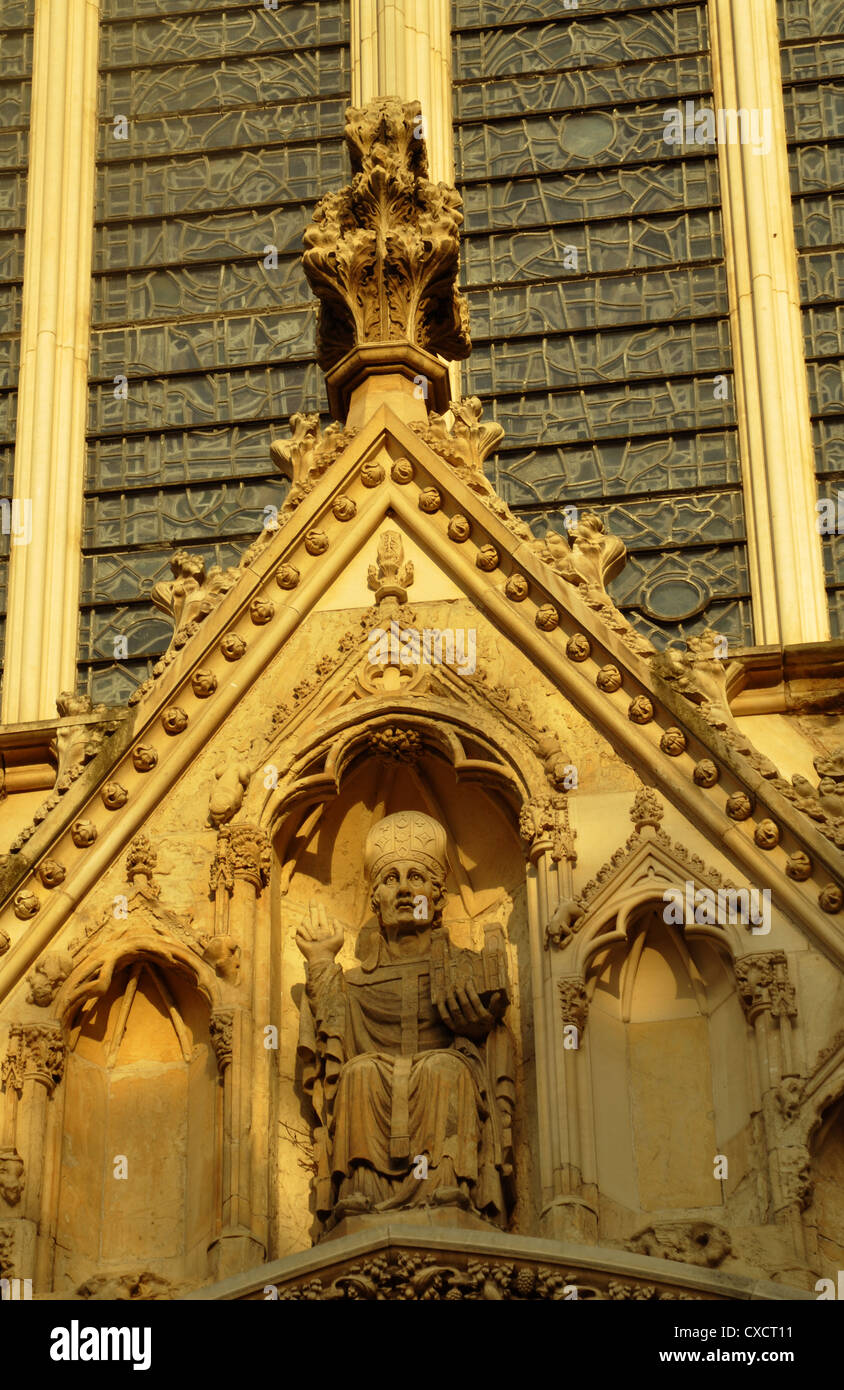 York Minster detail Stock Photo Alamy