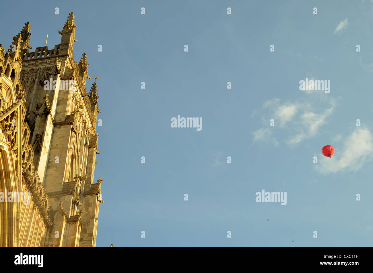 Hot air balloon rides in York Stock Photo Alamy