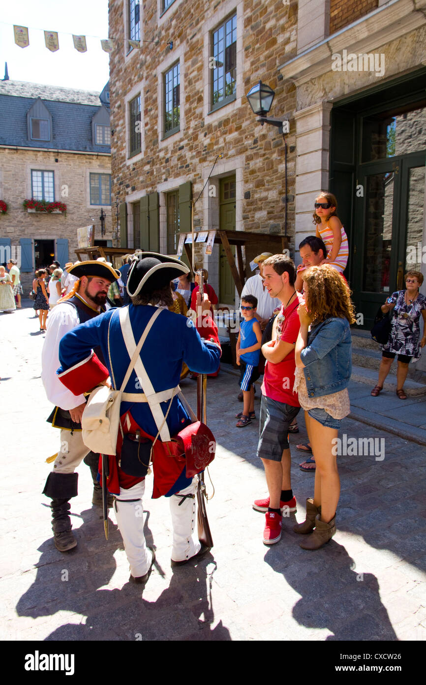 17th century French Canadian costumes, New France Festival, Quebec City