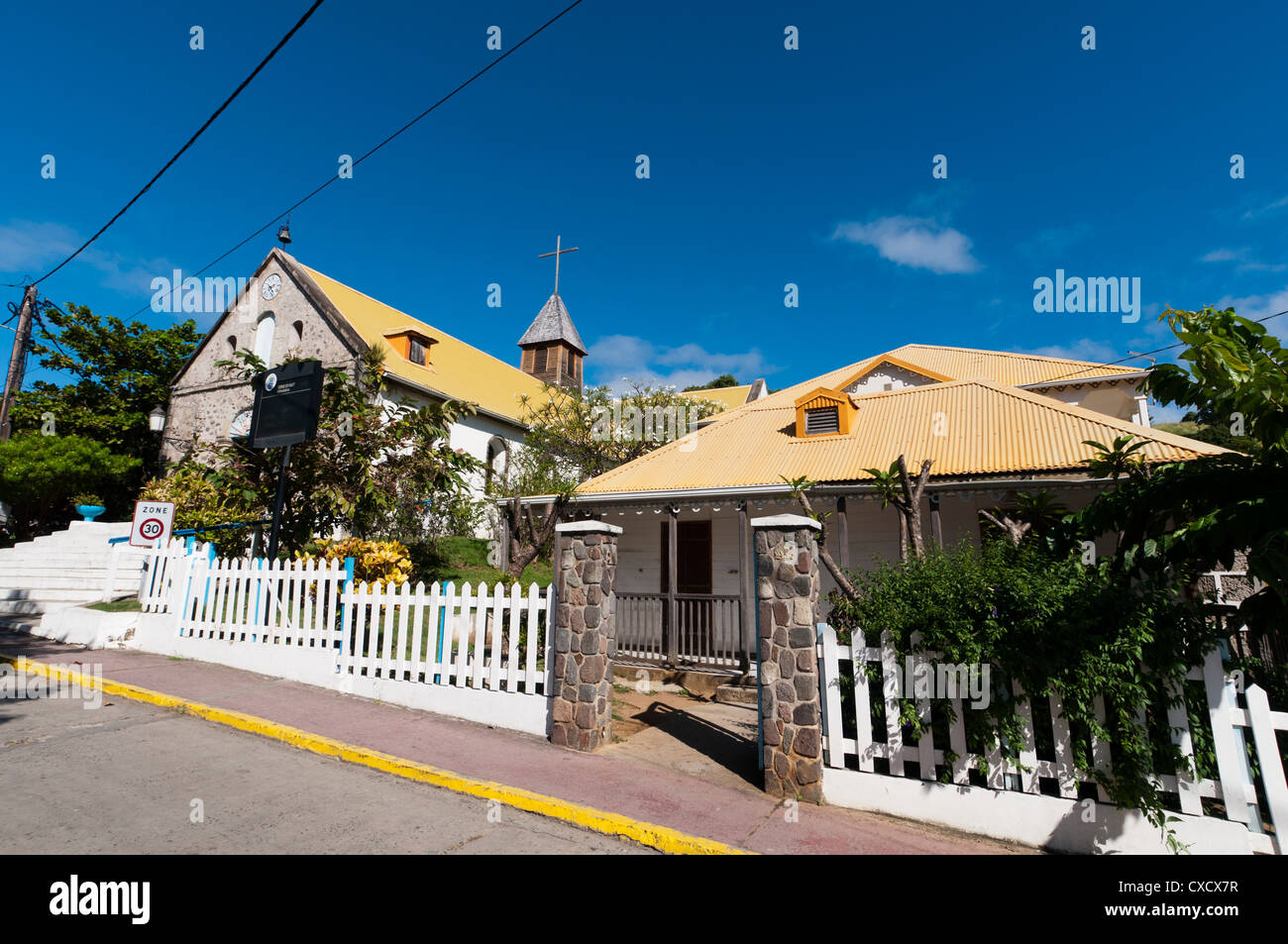 Le Bourg, Iles des Saintes, Terre de Haut, Guadeloupe, French Caribbean