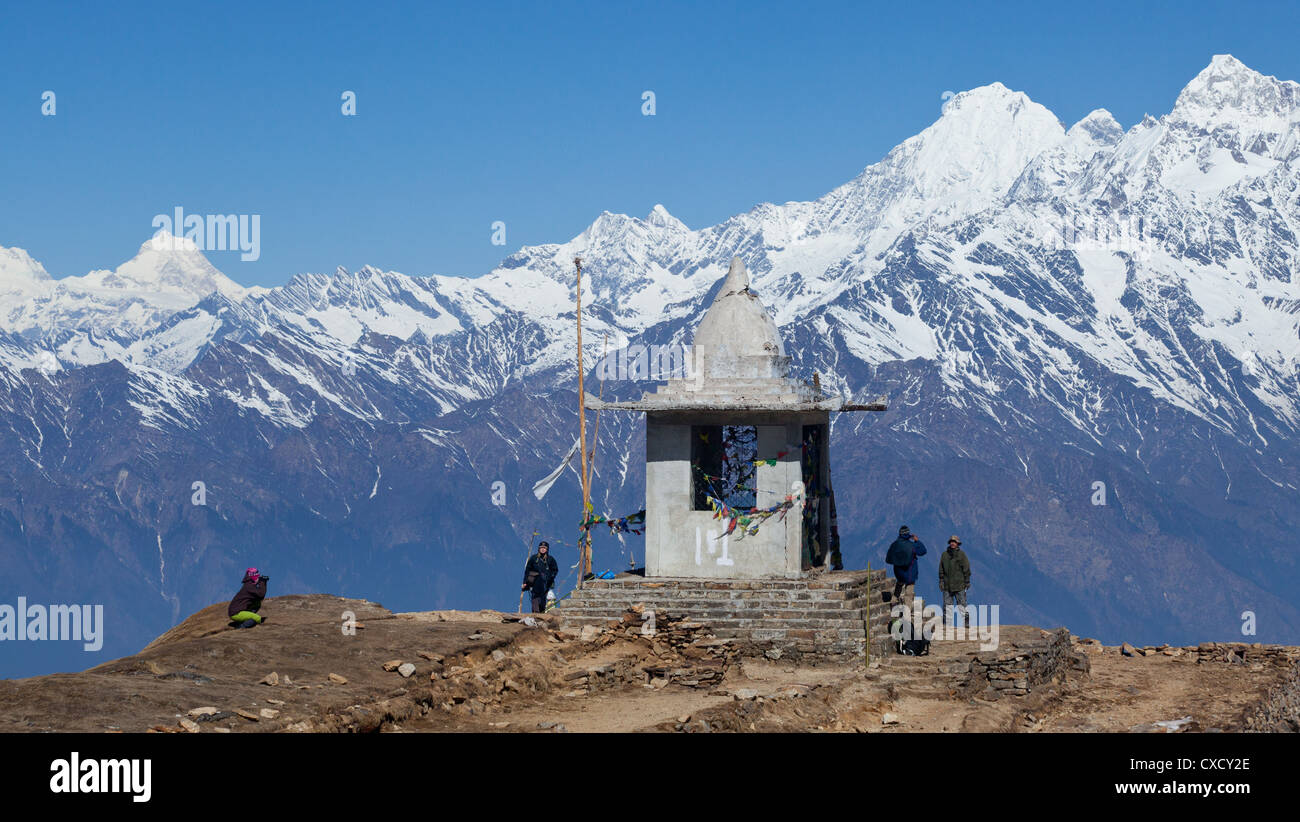 View of snow capped mountains hi-res stock photography and images - Alamy