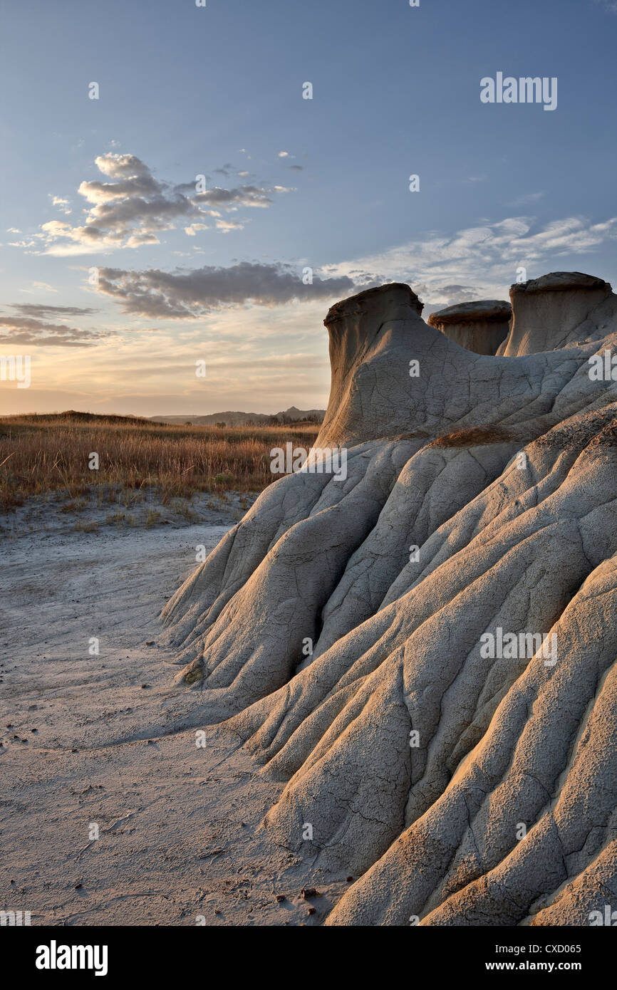 Sunrise in the badlands, Theodore Roosevelt National Park, North Dakota, United States of
