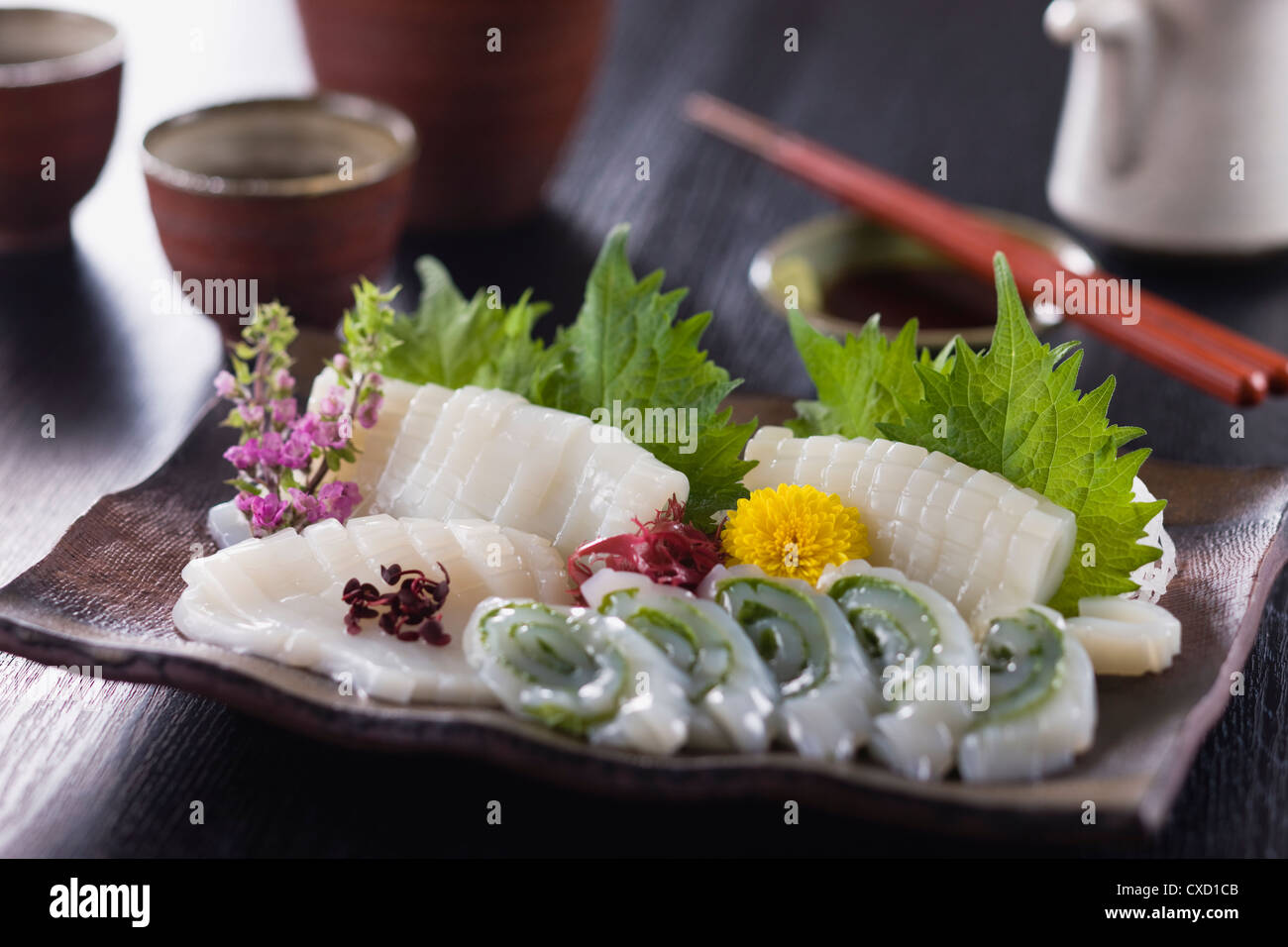Ika sashimi hi-res stock photography and images - Alamy