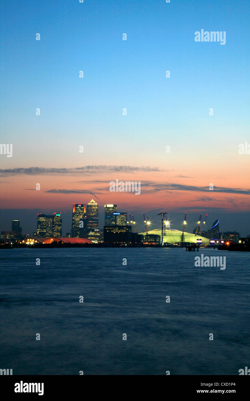 O2 Woolwich London Night View From Car High Resolution Stock Photography and Images ...