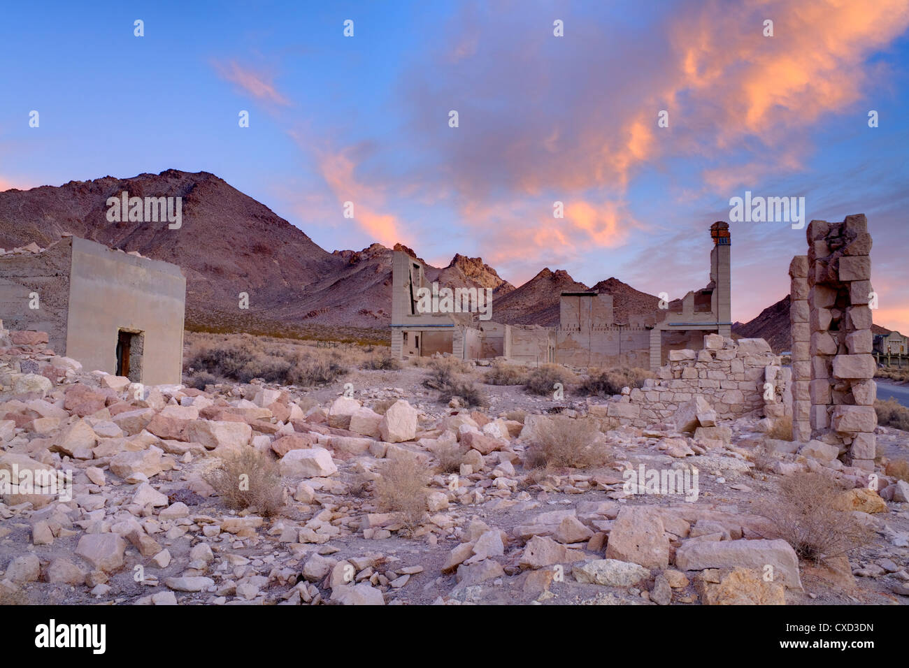 Rhyolite ghost town, Beatty, Nevada, United States of America, North