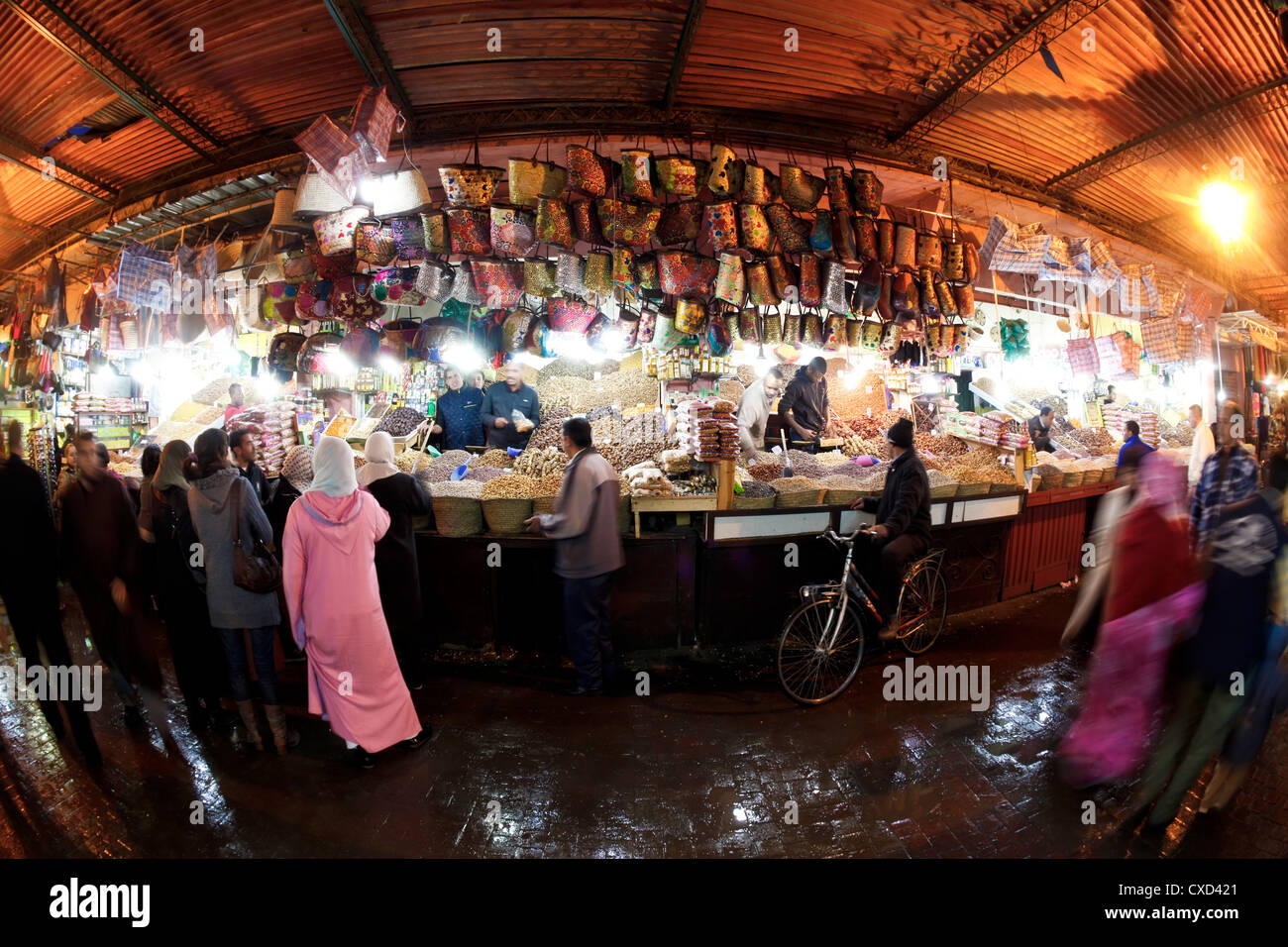 In the souk, Marrakech, Morocco, North Africa, Africa Stock Photo