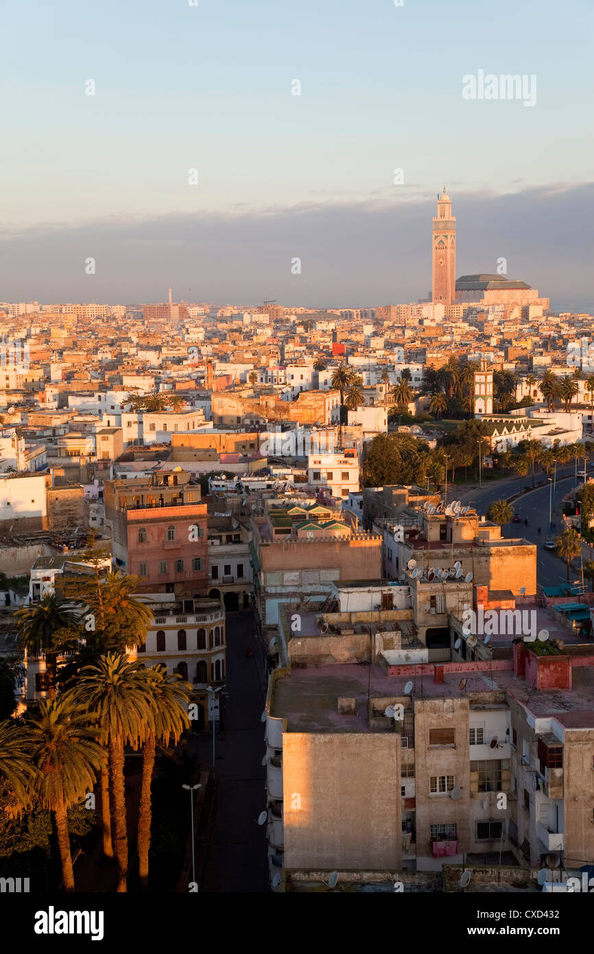 Hassan II Mosque, the third largest mosque in the world, Casablanca, Morocco, North Africa, Africa Stock Photo