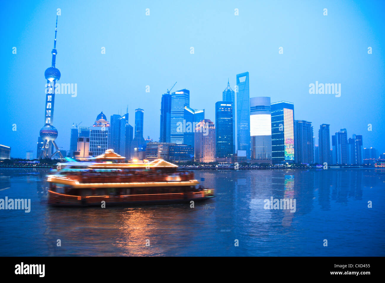 shanghai skyline Stock Photo