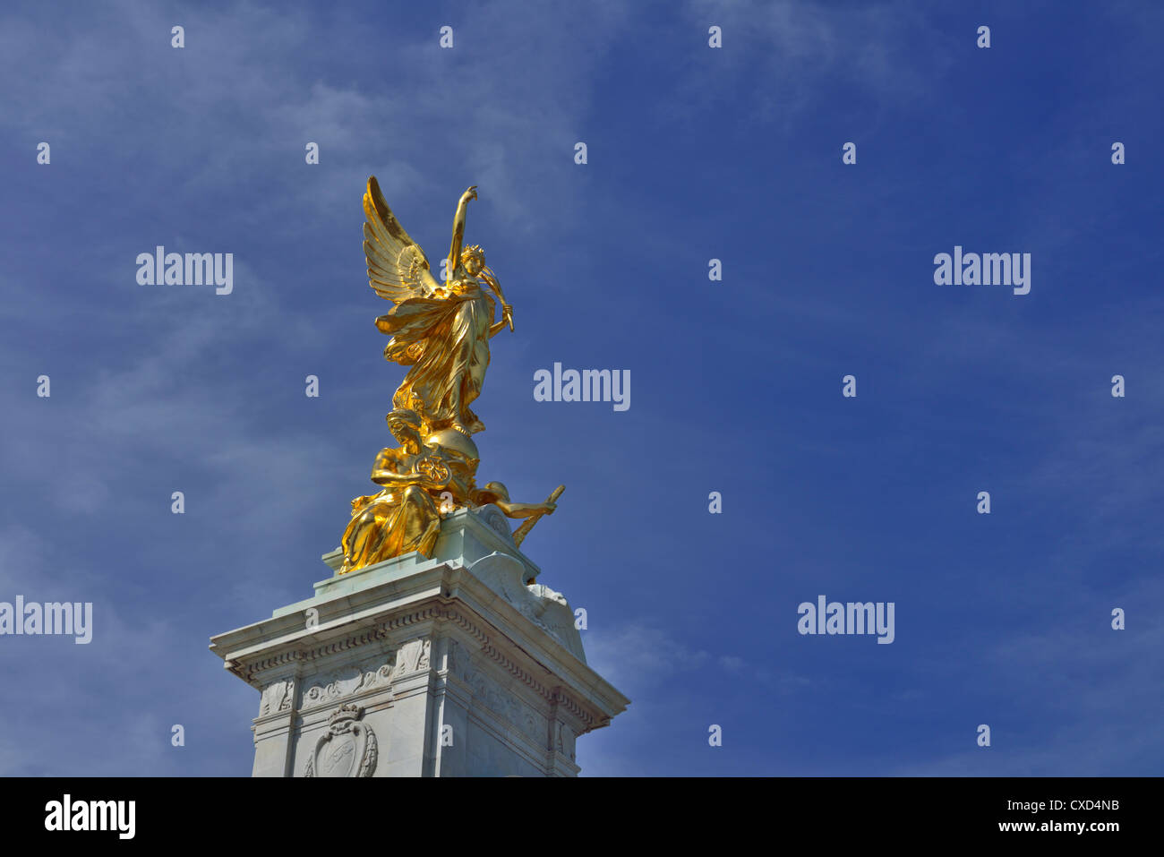 Victoria Memorial, Queen's Gardens, Buckingham Palace, London, United Kingdom Stock Photo