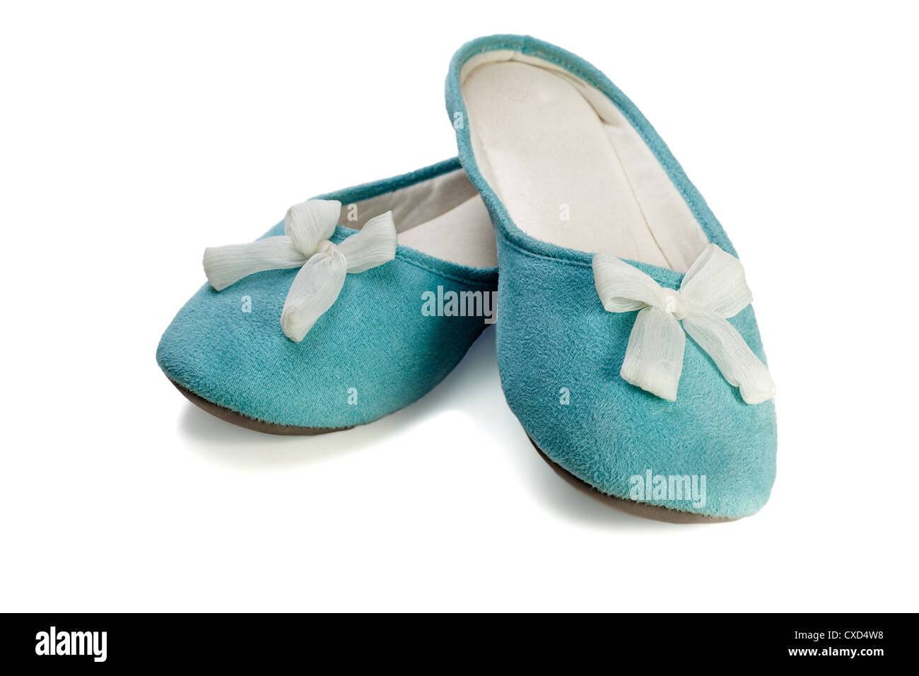 Thin Striped House Slippers / Blue main image 0