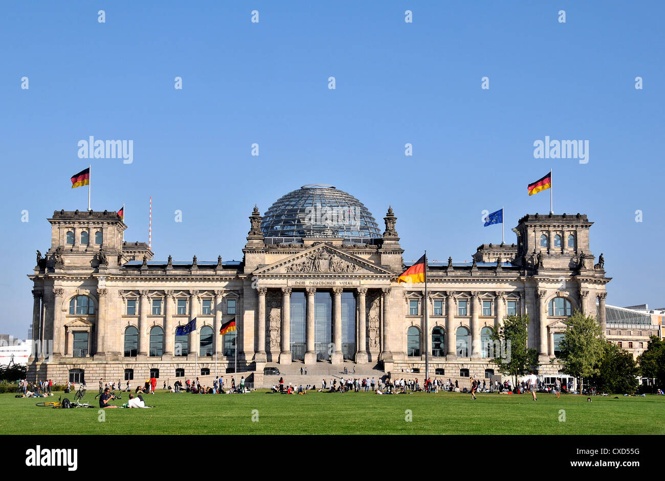 Reichstag Berlin Germany Stock Photo