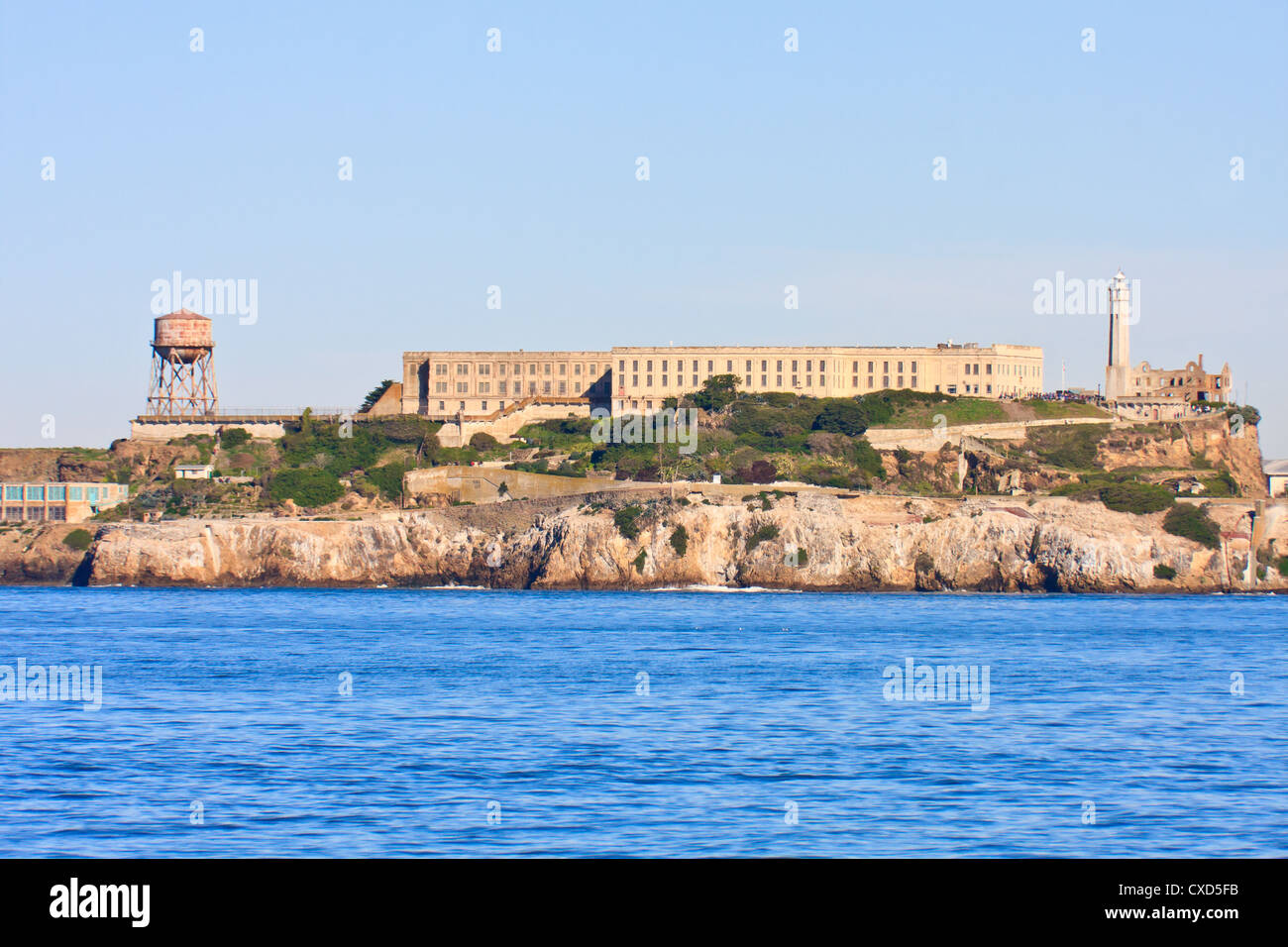 Alcatraz island - Famous prison in San Francisco Stock Photo