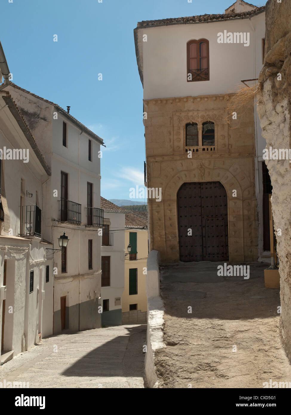 The attractive town of Alhama de Granada in southern Spain Stock Photo